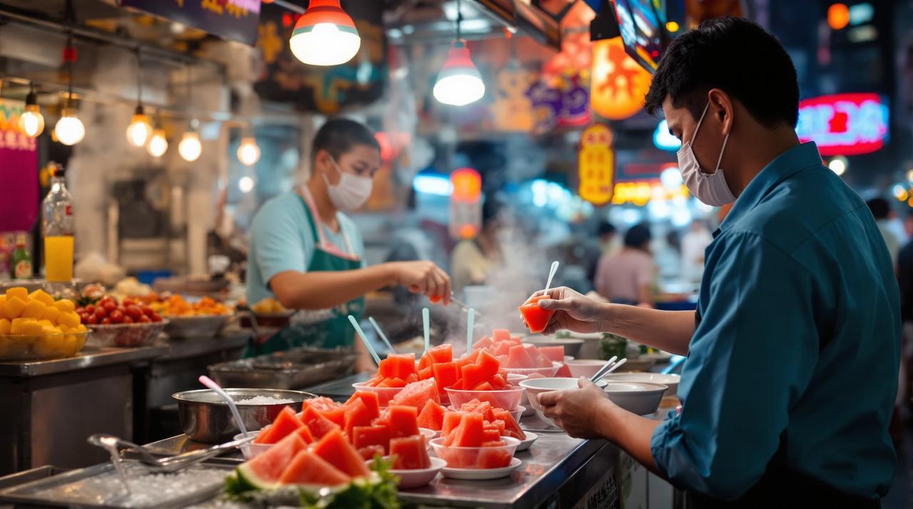 街头美食：西瓜冰粉